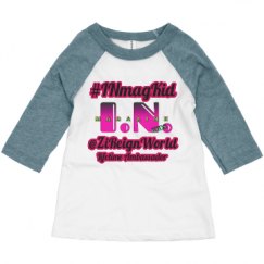 Toddler 3/4 Sleeve Raglan Tee
