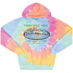 Unisex Tie-Dye Fleece Hoodie