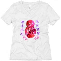 Ladies Relaxed Fit V-Neck Tee