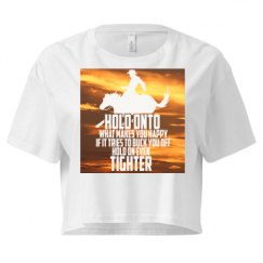 Ladies Festival Cali Crop Top Tee