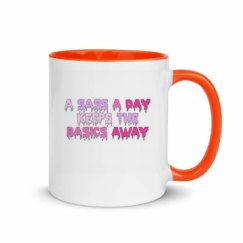 11oz Ceramic Mug with Color Inside