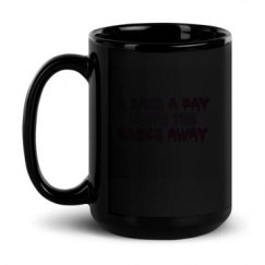 15oz Black Glossy Mug
