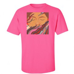 Unisex Ultra Cotton Safety Neon Crewneck Tee