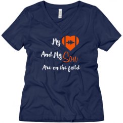 Ladies Relaxed Fit V-Neck Tee