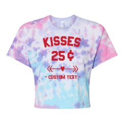 Women's Tie Dye Crop Top Tee