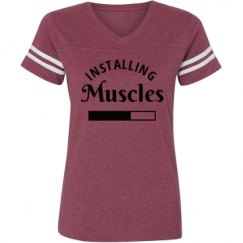 Ladies Relaxed Fit Vintage Sports Tee