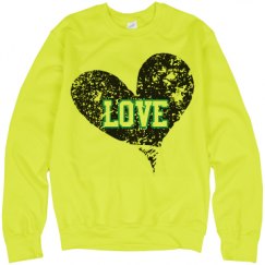 Unisex Neon Crewneck Sweatshirt