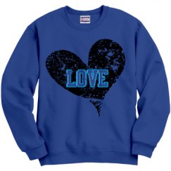 Unisex Film and Foil Crewneck Sweatshirt