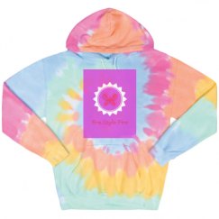 Unisex Tie-Dye Fleece Hoodie