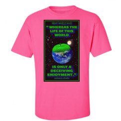 Unisex Ultra Cotton Safety Neon Crewneck Tee