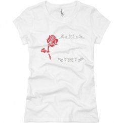 Ladies Slim Fit Basic Promo Jersey Tee