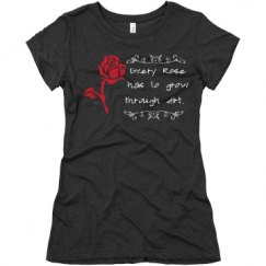 Ladies Slim Fit Super Soft Triblend Tee