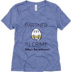 Ladies Relaxed Fit Super Soft Triblend V-Neck Tee