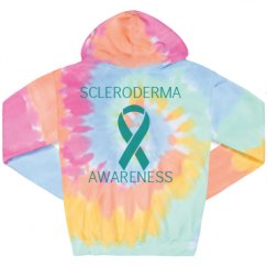 Unisex Tie-Dye Fleece Hoodie