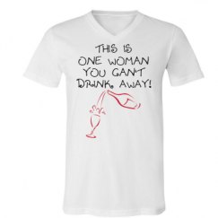 Unisex V-Neck Jersey Tee