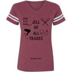 Ladies Relaxed Fit Vintage Sports Tee