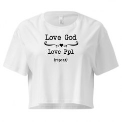 Ladies Festival Cali Crop Top Tee