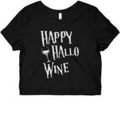 Ladies Slim Fit Crop Top Tee