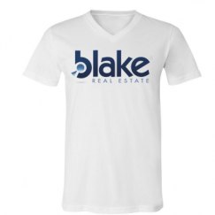 Unisex V-Neck Jersey Tee