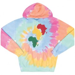 Unisex Tie-Dye Fleece Hoodie