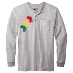 Unisex Carhartt Long Sleeve Henley Tee