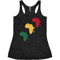 Ladies Slim Fit Super Soft Racerback Triblend Tank