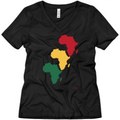 Ladies Relaxed Fit V-Neck Tee