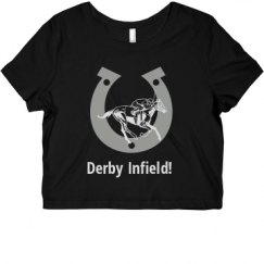 Ladies Slim Fit Crop Top Tee