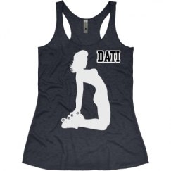 Ladies Slim Fit Super Soft Racerback Triblend Tank