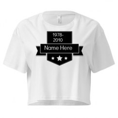 Ladies Festival Cali Crop Top Tee