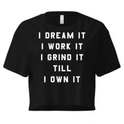 Ladies Festival Cali Crop Top Tee