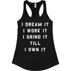 Ladies Slim Fit Racerback Tank Top