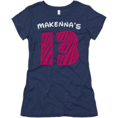 Ladies Slim Fit Super Soft Triblend Tee