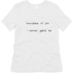 Ladies Relaxed Fit Super Soft Triblend Tee