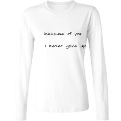 Ladies Relaxed Fit Basic Long Sleeve Tee