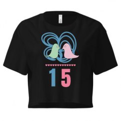 Ladies Festival Cali Crop Top Tee