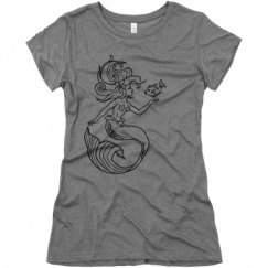Ladies Slim Fit Super Soft Triblend Tee