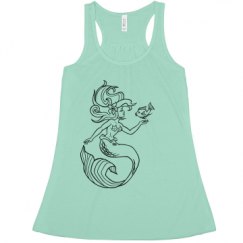 Ladies Flowy Racerback Tank