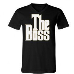 Unisex V-Neck Jersey Tee