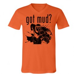 Unisex V-Neck Jersey Tee