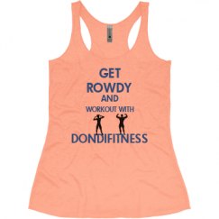 Ladies Slim Fit Super Soft Racerback Triblend Tank