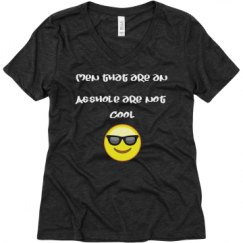 Ladies Relaxed Fit Super Soft Triblend V-Neck Tee