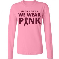 Ladies Relaxed Fit Basic Long Sleeve Tee