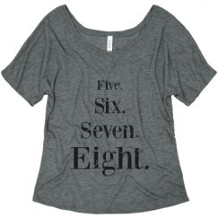 Ladies Flowy Slouchy Tee