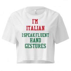 Ladies Festival Cali Crop Top Tee