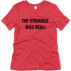 Ladies Relaxed Fit Super Soft Triblend Tee