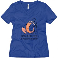 Ladies Relaxed Fit V-Neck Tee