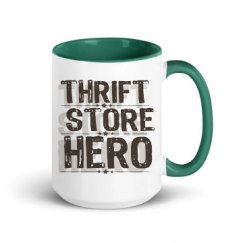 15oz Ceramic Mug with Color Inside