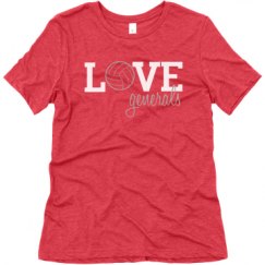 Ladies Relaxed Fit Super Soft Triblend Tee