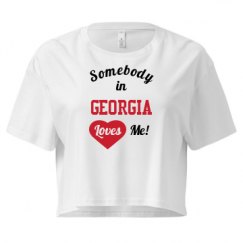 Ladies Festival Cali Crop Top Tee